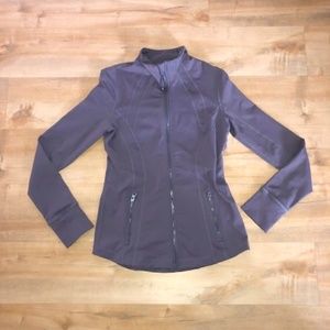 NWT 90 Degree by Reflex Purple Zip Athletic Jacket Running Gym Yoga Slim Small